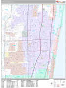 Boynton Beach Digital Map Premium Style